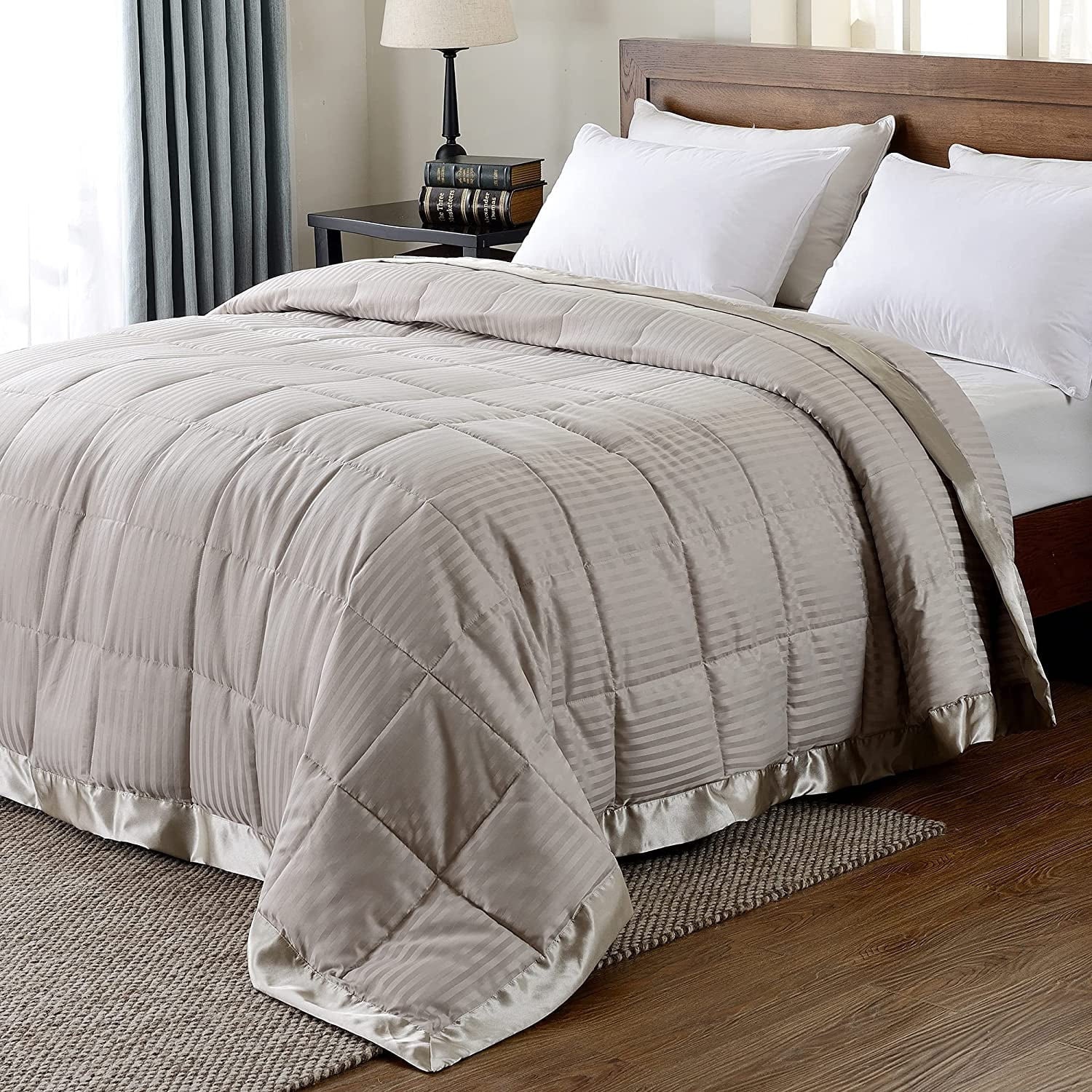 Downlite satin trim down blanket hotsell