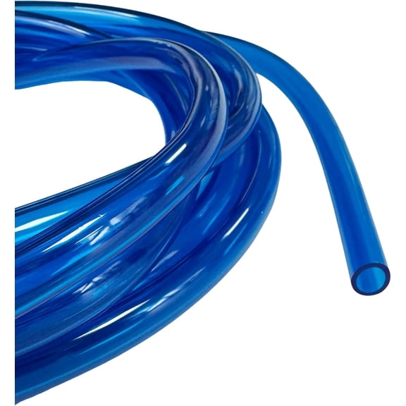 dracaena.io 4 meter/ 157.5 inch soft tube with PVC material, ID 3/8'' and OD 1/2'' - PVC pipe soft tube for Computer water cooling systems, Blue