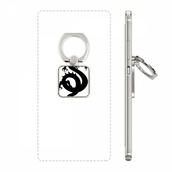 dragon outline china chinese pattern square cell ph stand holder bracket universal support