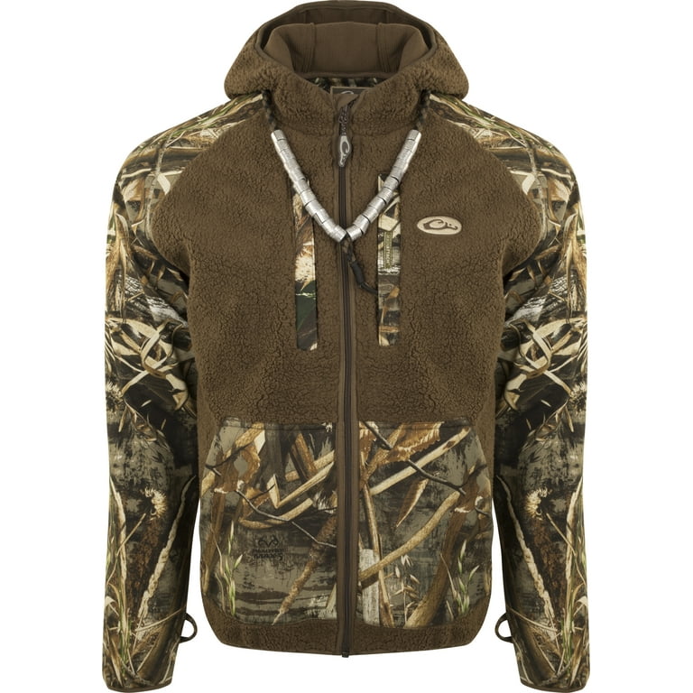 Drake mst sherpa fleece hybrid cheap liner full zip with hood