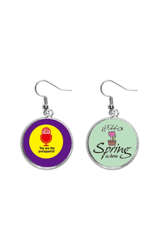 dramatic life protagonist decoration dangle season sp earring jewelry