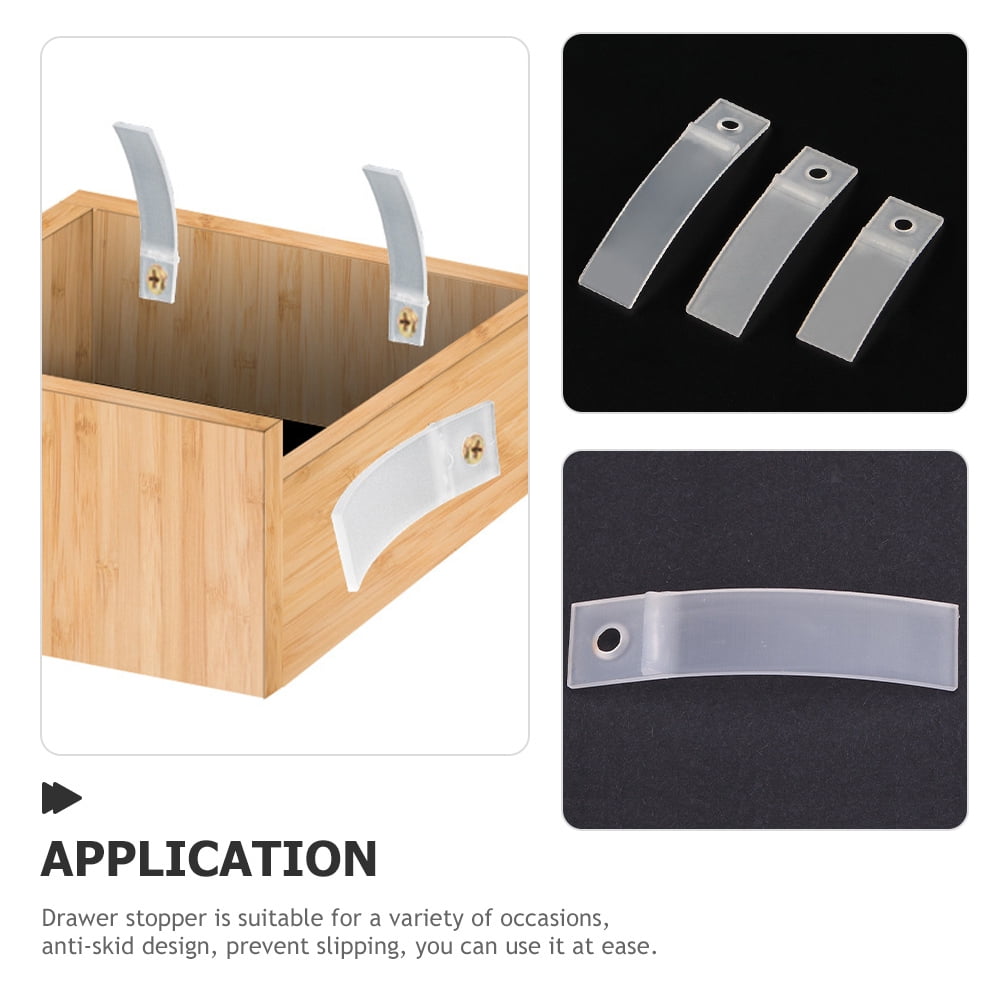 drawer stops 200pcs Nonslip Drawer Stops Drawer Bottom Repair Kits