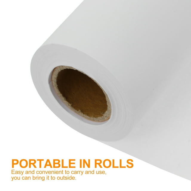 drawing paper roll 2 Rolls White Arts and Crafts Paper Rolls Fadeless ...