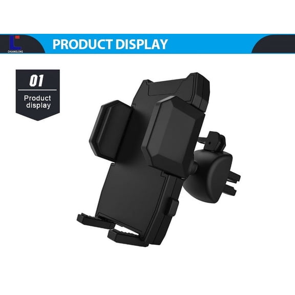 drdong- Universal Smartphone Car Air Vent Mount Holder Cradle for iPhone 11/11 Pro Max/11 Pro/XS/XS Max/XR/X/8+/8/7+/7/6+/6S+/6S/6/5S; Galaxy: S10/S9+/S9/Note 8/S8+/S8/S7 Edge/S6 Edge and More
