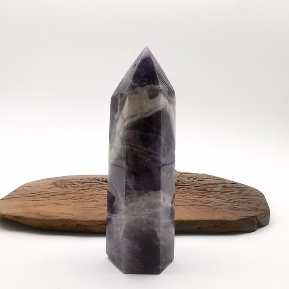 dream amethyst Crystal Towers ~ Natural Healing Crystal Point Obelisk for Reiki Healing and Crystal Grid 0.471kg