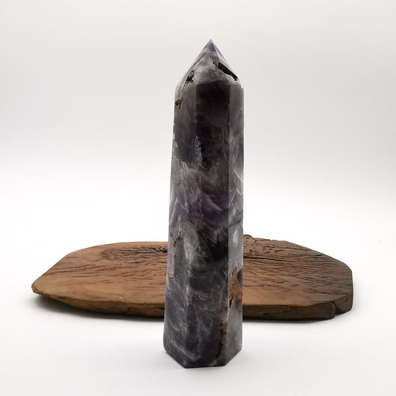 dream amethyst Crystal Towers ~ Natural Healing Crystal Point Obelisk for Reiki Healing and Crystal Grid 0.488kg