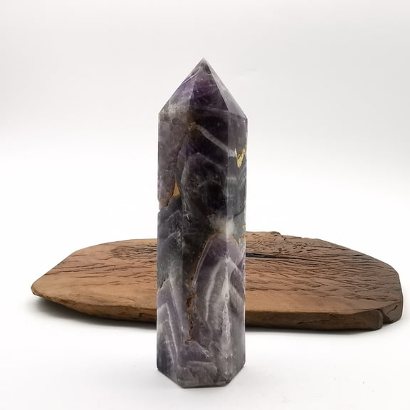 dream amethyst Crystal Towers ~ Natural Healing Crystal Point Obelisk for Reiki Healing and Crystal Grid 0.495kg