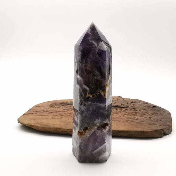 dream amethyst Crystal Towers ~ Natural Healing Crystal Point Obelisk for Reiki Healing and Crystal Grid 0.618kg