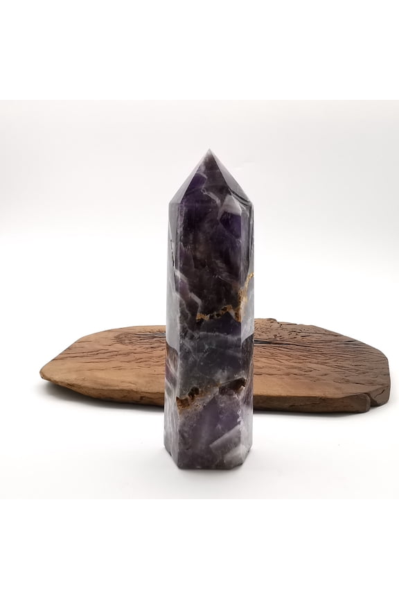 dream amethyst Crystal Towers ~ Natural Healing Crystal Point Obelisk for Reiki Healing and Crystal Grid 0.618kg