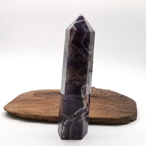 dream amethyst Crystal Towers ~ Natural Healing Crystal Point Obelisk for Reiki Healing and Crystal Grid 0.678kg