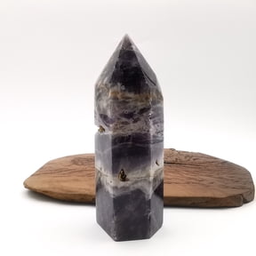 dream amethyst Crystal Towers ~ Natural Healing Crystal Point Obelisk for Reiki Healing and Crystal Grid 0.818kg