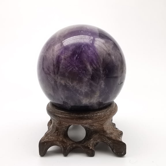 dream amethyst Crystal sphere Natural Healing Crystal carving ball for Reiki sculpture Healing and Crystal 0.331kg