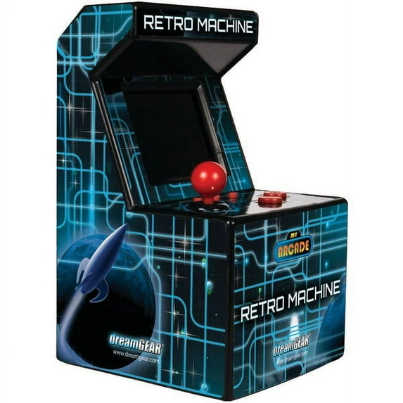 dreamGEAR Mini Arcade Cabinet Portable Retro Gaming Machine 0.6 lb, Multicolor, 4 x 4 x 8 inches