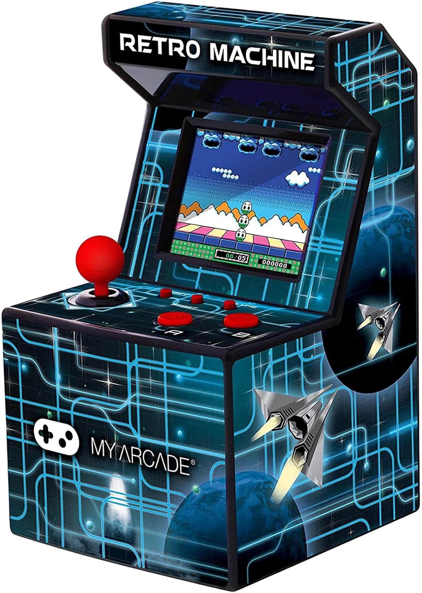 dreamGEAR Mini Arcade Cabinet Portable Retro Gaming Machine 0.6 lb