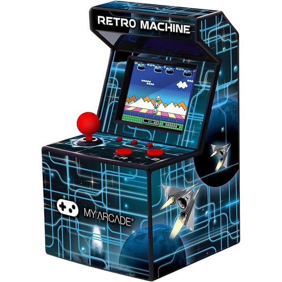 dreamGEAR Mini Arcade Cabinet Portable Retro Gaming Machine 0.6 lb, Multicolor, 4 x 4 x 8 inches