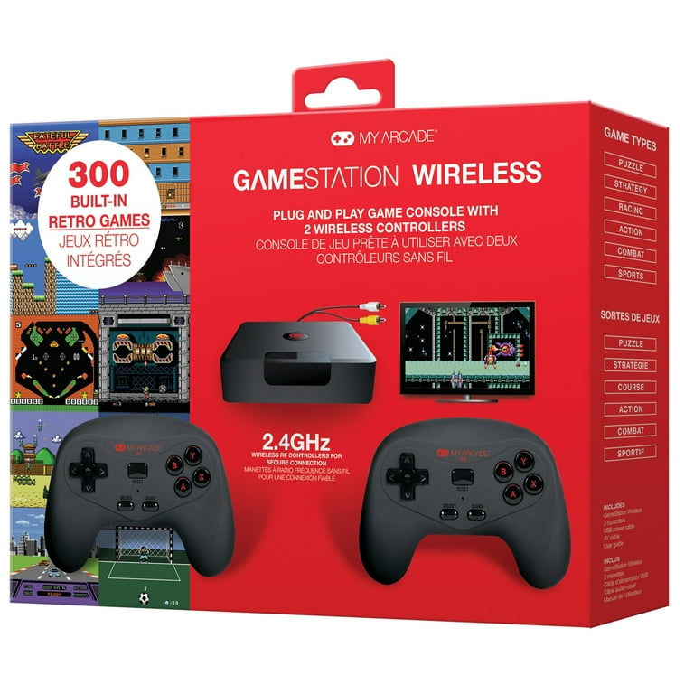 dreamGEAR My Arcade GameStation with 300 Built In Games Black