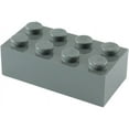 thumbnail image 1 of dreambuilderToy 2x4 Gray Building Bricks: Pack of 180, Grey Building Blocks Alternative Option to Leading Brand 2x4 White Bricks (Frey), 1 of 3