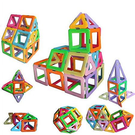 dreambuilderToy Magnetic Tiles Building Blocks Toys 40 PCS (40 PC Set) 40 Pc Set