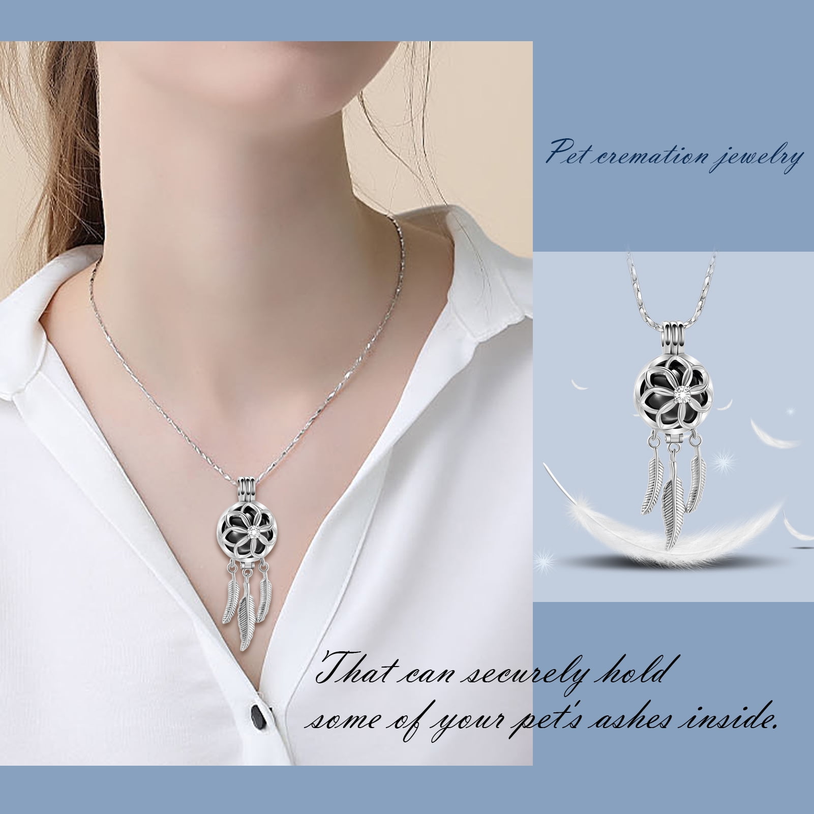 dreamcatcher urn necklace urns for cremation ashes cremation jewelry