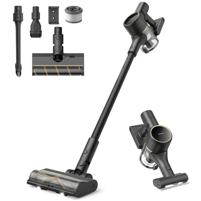 dreame R10 Pro Cordless Vacuum Cleaner 65 Mins Long Runtime Stick Vacuum Lightweight and Anti Tangle 150 AW Robust Suction Handheld Vacuum for Hard