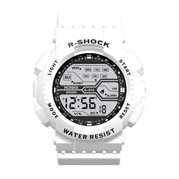 Womens Sports Digital Watch - Lightweight Shockproof,Stopwatch and Timer, Alarm, Dual Time, 24h Military Time