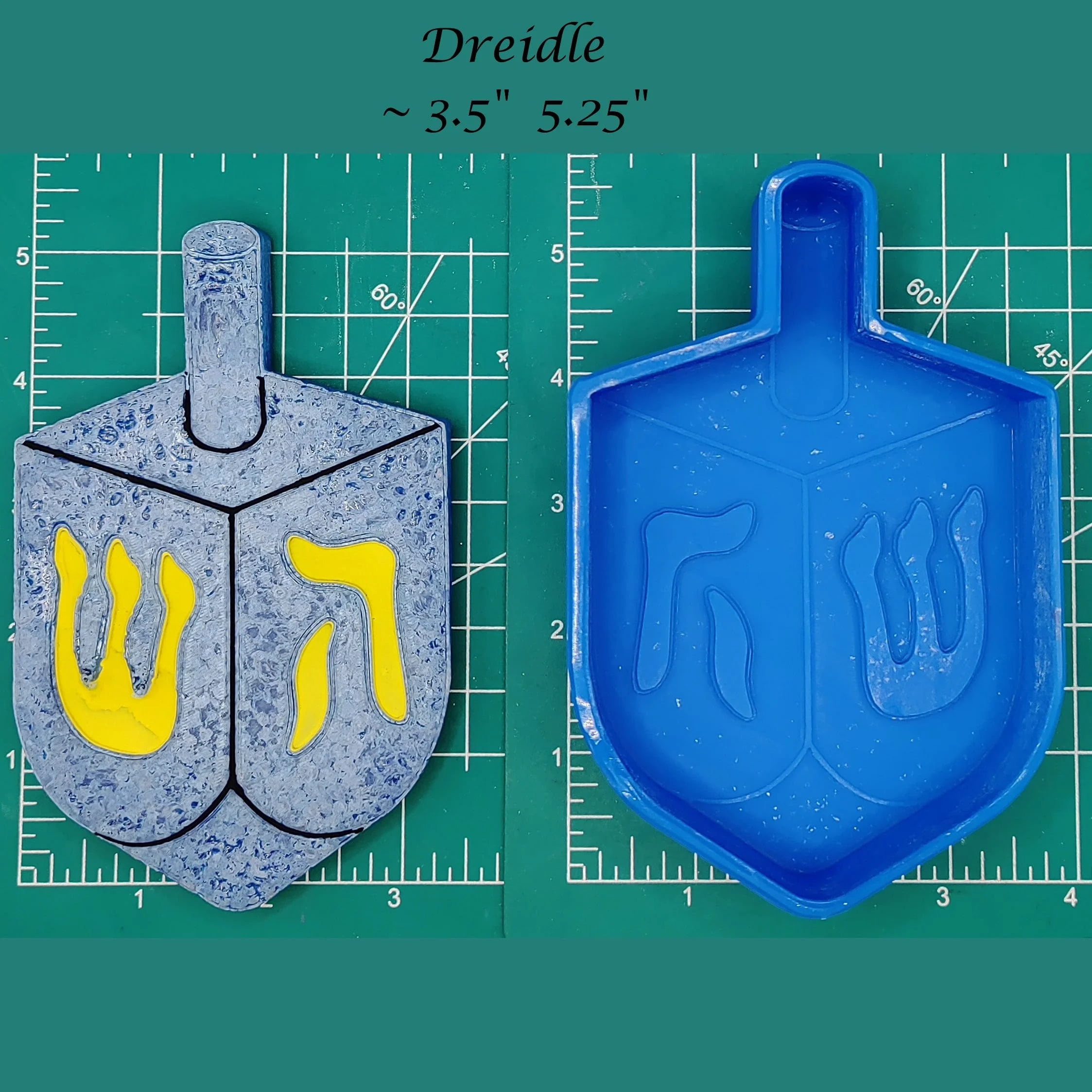 dreidle silicone freshie mold