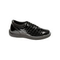 thumbnail image 1 of drew women's tulip black croc 7 m us, 1 of 5