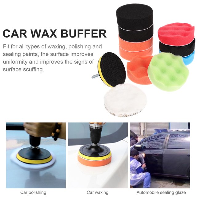 drill buffer attachment 1 Set Drill Buffer Attachment 3 Inch Car