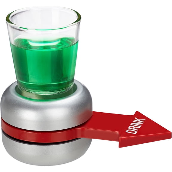 drinking game - 4x - Spin the Shot - grey