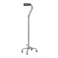 thumbnail image 1 of drive Chrome Aluminum Small Base Quad Cane 30 to 39" Height 300 lbs. Weight Capacity, 1 of 2