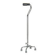 drive Chrome Aluminum Small Base Quad Cane 30 to 39" Height 300 lbs. Weight Capacity