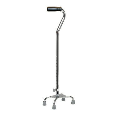 Medline Aluminum Quad Cane Small Base Bronze - MDS86222BRZ - Walmart.com