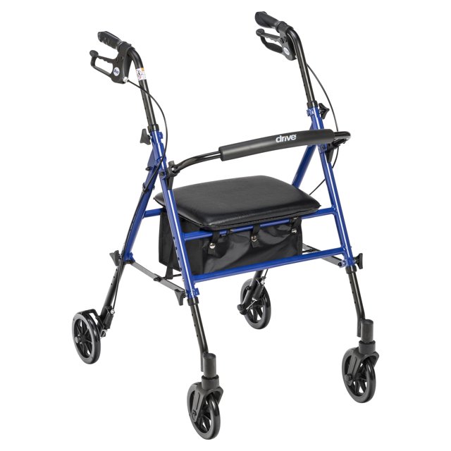 drive Rollator Adjustable Height / Folding Aluminum 300 lbs. 29.5 to 38