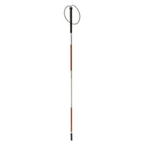 drive White / Red Aluminum Folding Cane For The Blind 45-3/4 Inch Height