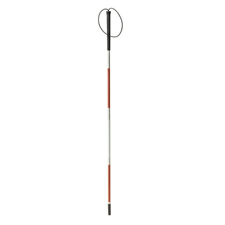 drive White / Red Aluminum Folding Cane For The Blind 45-3/4 Inch Height