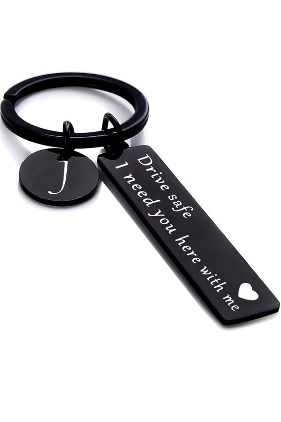 drive safe keychain for him her - key chains for men i need you here with me i love you gifts for boyfriend birthday