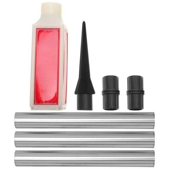 CIMAXIC Solar Driveway Markers Red Reflective Lights Automatic on for Outdoor Pathway Lighting