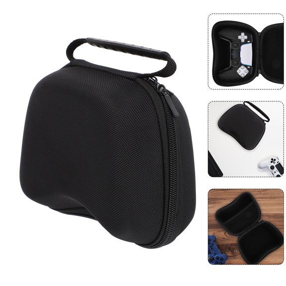 drop-proof Game Controller Bag Black Double Zippers 1Pcs