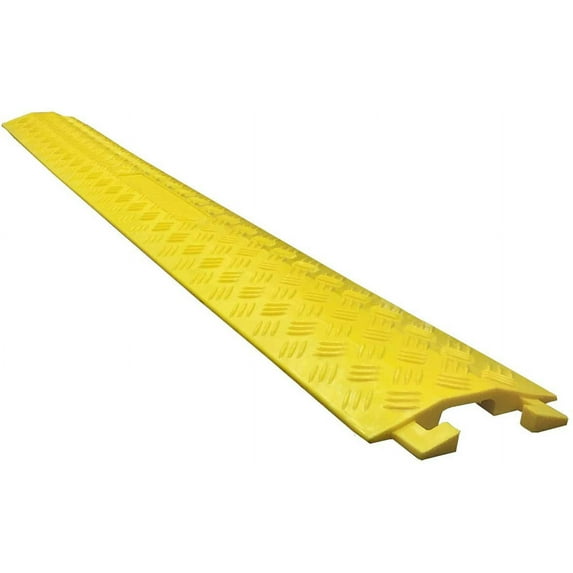 drop trak cable & hose protector - drop over- small yellow - electriduct