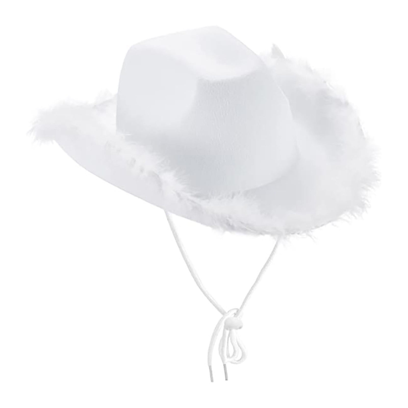 drpgunly Hats for Women ,Novelty Cowboy Hat With Feathers for Women
