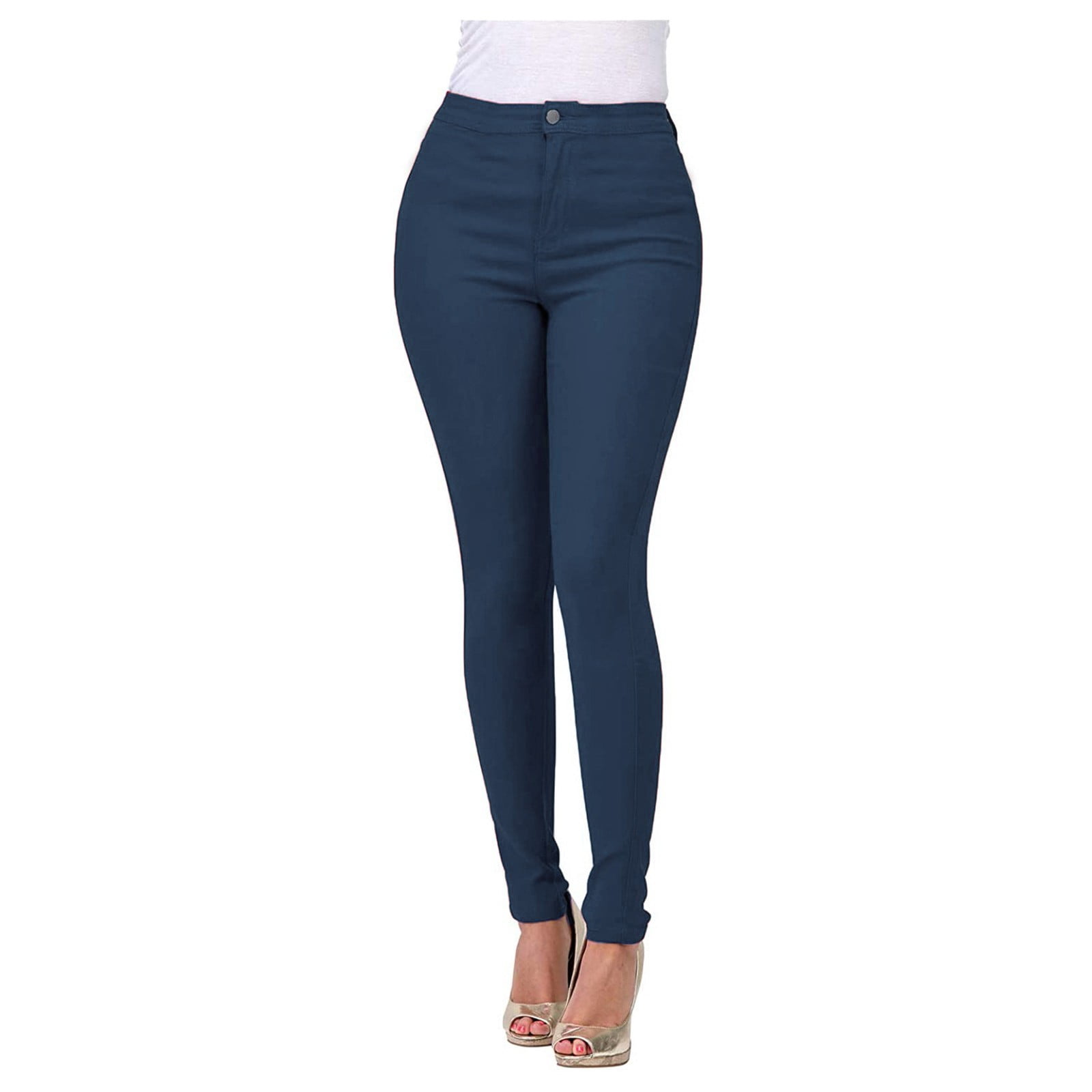Womens navy jeans clearance uk
