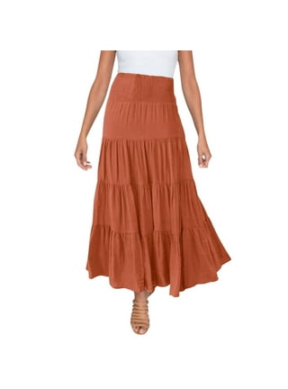 Women s Skirts Orange Walmart
