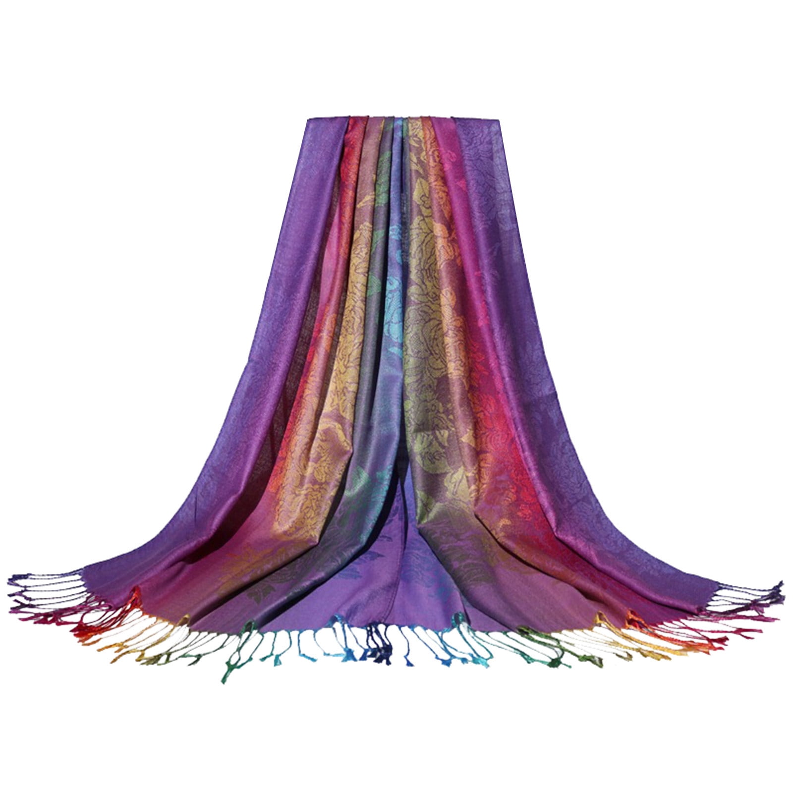 drpgunly Shawls and Wraps Winter Scarf for Women Cold Weather,Jacquard