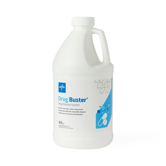Medline Drug Buster Drug Disposal System, 64 oz Bottle