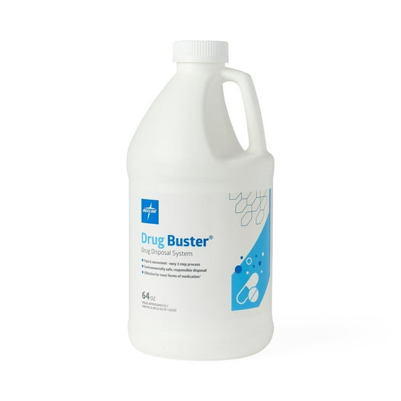 Medline Drug Buster Drug Disposal System, 64 oz Bottle