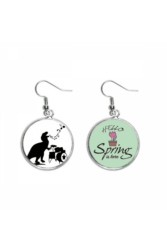 drums singing music beating decoration dangle season sp earring jewelry