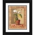 thumbnail image 1 of du Ciel, Milieu 12x14 Black Ornate Wood Framed with Double Matting Museum Art Print Titled - L Arum, 1 of 4