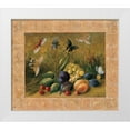thumbnail image 1 of du Ciel, Milieu 13x12 White Modern Wood Framed Museum Art Print Titled - Fruits and papillons, 1 of 4