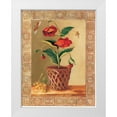 thumbnail image 1 of du Ciel, Milieu 19x24 White Modern Wood Framed Museum Art Print Titled - Le Coquelicot, 1 of 4