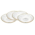 thumbnail image 1 of dublin-crystal-gold-rim-dessert-plates-set-of-4, 1 of 1